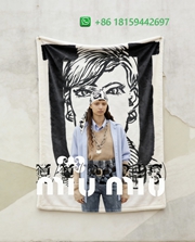Miumiu Throw Blankets